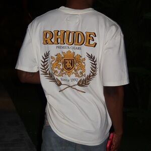 Beige Rhude t-shirt